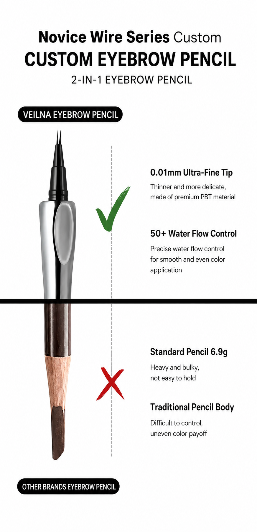 Natural eyebrow result
