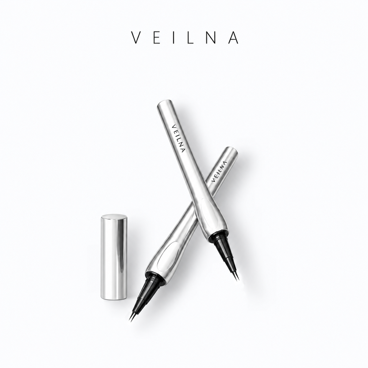 VEILNA Eyebrow Pencil 2-Pack — Dual-Tip Waterproof Formula