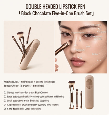 Five brush functions and set materials guide