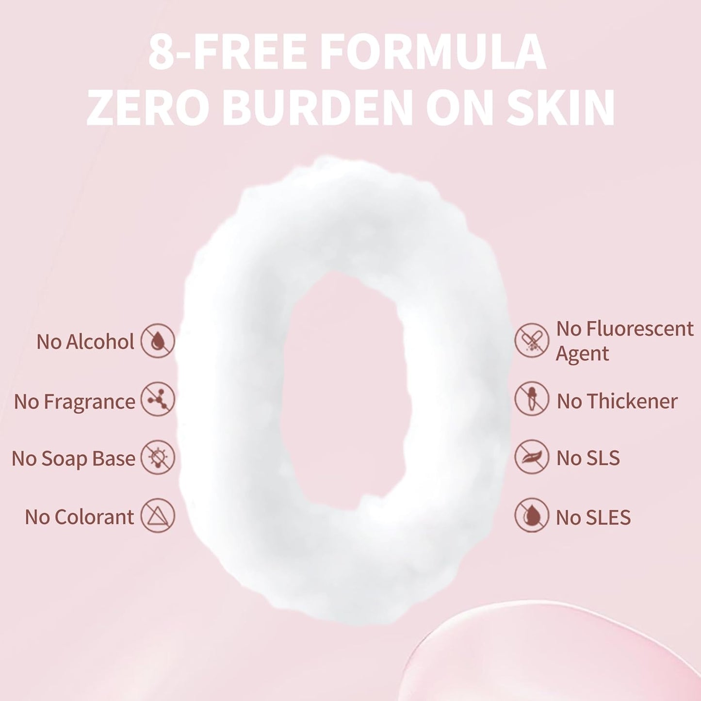 Veilna Coconut Amino Acid Facial Cleanser for Sensitive Skin | 2-in-1 Gentle Cleanser with 100% Ectoin